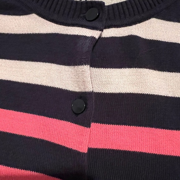 Talbot’s multicolored Striped Button-Up Cardigan, size small, EUC, Casual - Picture 3 of 6